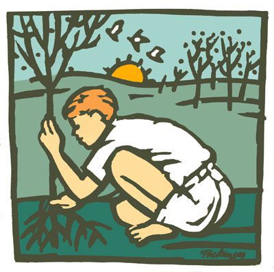 Logo officiel de la manifestation Un Arbre un Enfant la Ville à Talange